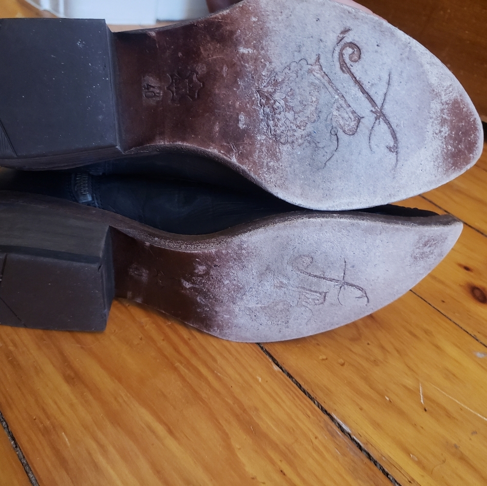 Free People 2-tone Cowboy Boots - Picture 7 of 8
